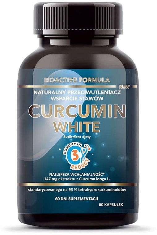 Харчова добавка для імунітету та травної системи - Intenson Curcumin White — фото N1