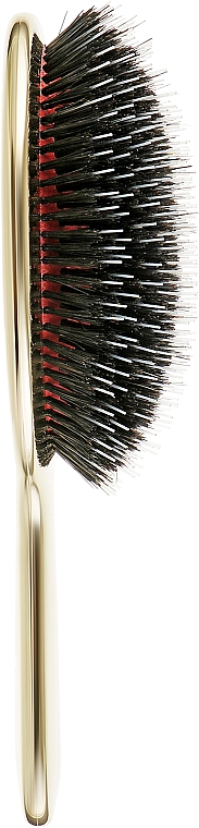 Расческа для волос с натуральной щетиной маленькая, 21M, золотая - Janeke Gold Hairbrush  — фото N3