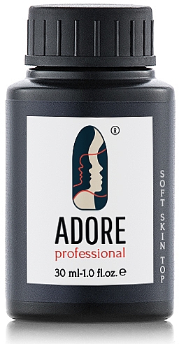 Матовий топ для гель-лаку - Adore Professional Soft Skin Top — фото N1