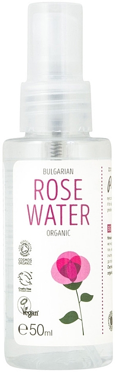 Органическая розовая вода - Zoya Goes Organic Bulgarian Rose Water — фото N1