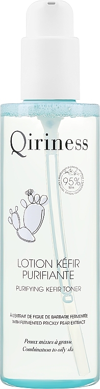 Мікровідлущувальний лосьйон для обличчя - Qiriness Purifying Kefir Lotion — фото N1