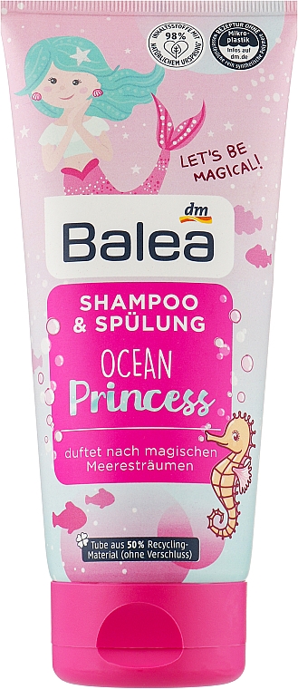 Дитячий шампунь-кондиціонер "Принцеса океану" - Balea Conditioner & Shampoo Ocean Princess — фото N1