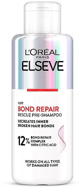 Восстанавливающий пре-шампунь для поврежденных волос - L'Oréal Paris Elseve Bond Repair Pre-Shampoo