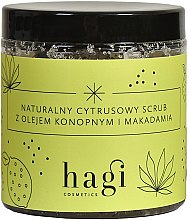 Парфумерія, косметика Натуральний цитрусовий скраб з оліями конопель та макадамії - Hagi Scrub