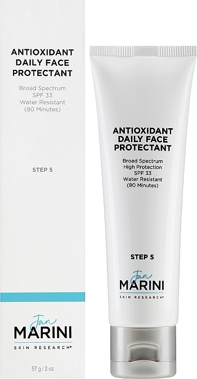 Антиоксидантный солнцезащитный крем с увлажняющим действием SPF 33 - Jan Marini Antioxidant Daily Face Protectant Spf 33 — фото N2