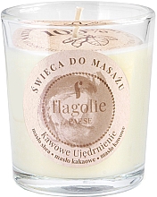 Масажна свічка у склянці "Зміцнювальна кава" - Flagolie Coffee Firming Massage Candle — фото N1