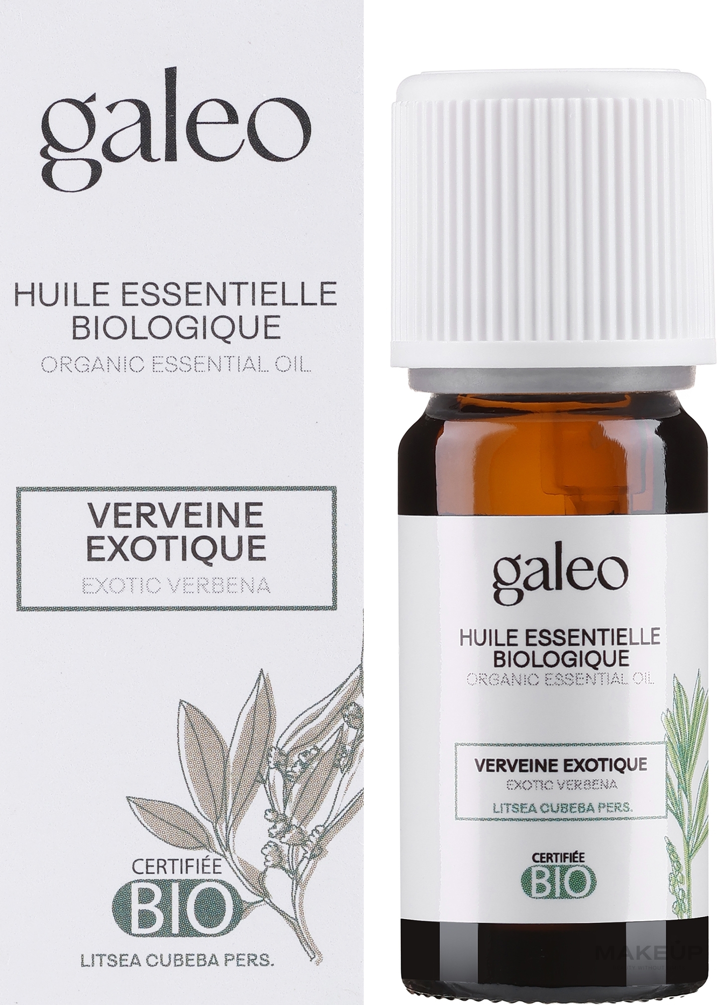 Органическое эфирное масло вербены экзотической - Galeo Organic Essential Oil Exotic Verbena — фото 10ml