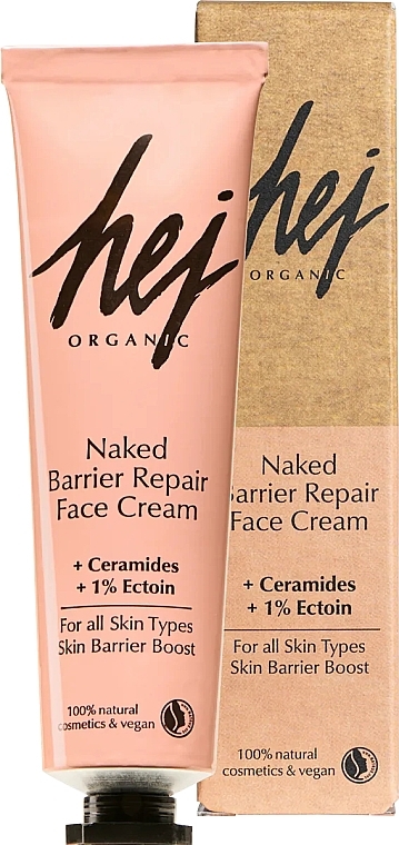 Крем для захисту шкірного бар'єру - Hej Organic Naked Barrier Repair Face Cream — фото N1