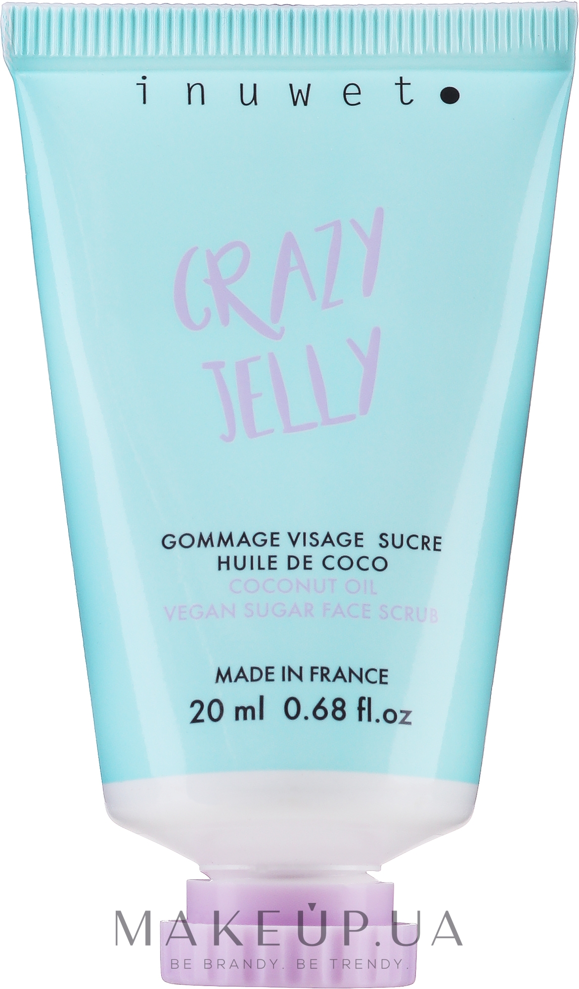 Скраб для лица - Inuwet Crazy Jelly Monoi & Coconut Oil Face Peeling Scrub — фото 20ml