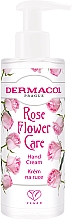 Крем для рук, с дозатором - Dermacol Rose Flower Care Hand Cream — фото N1