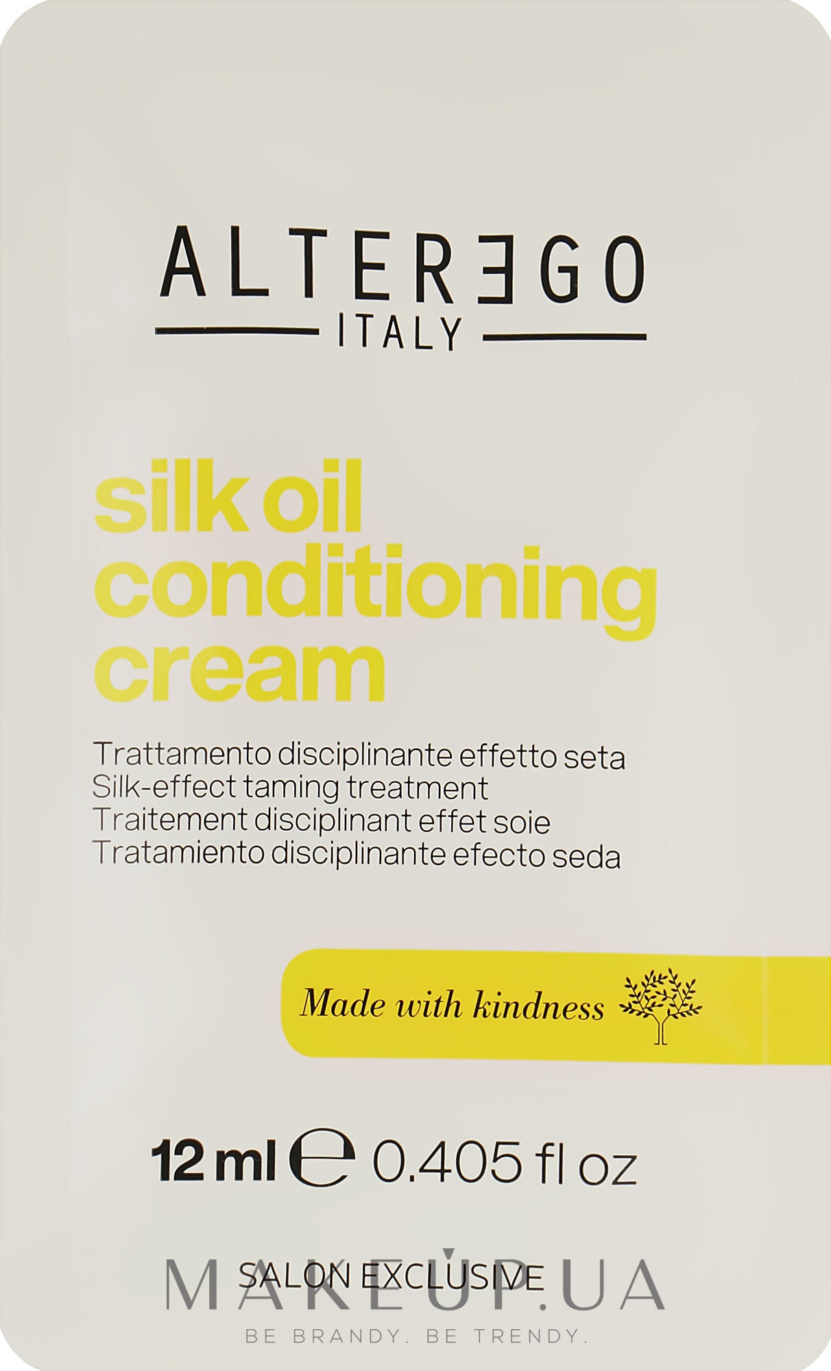 Разглаживающий кондиционер в креме - Alter Ego Silk Oil Conditioning Cream (мини) — фото 12ml