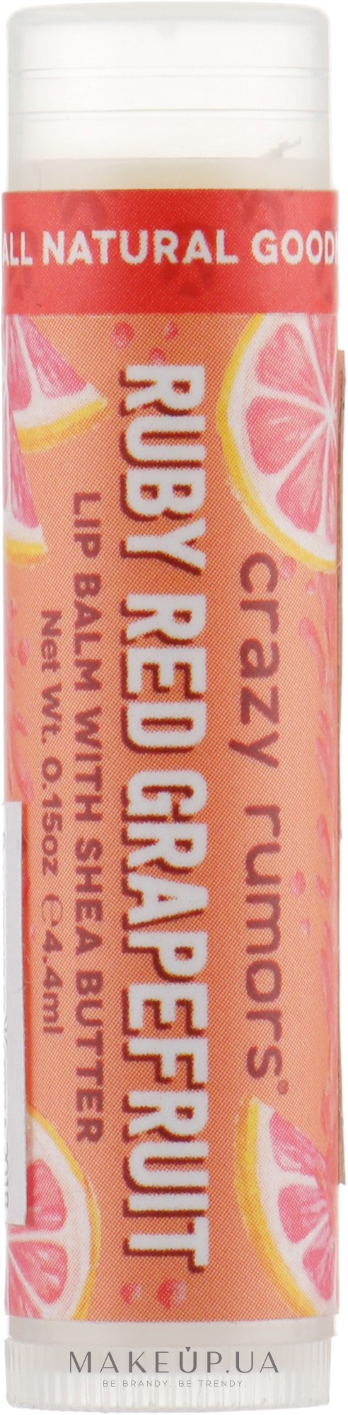 Бальзам для губ - Crazy Rumors Ruby Red Grapefruit Lip Balm — фото 4.25g