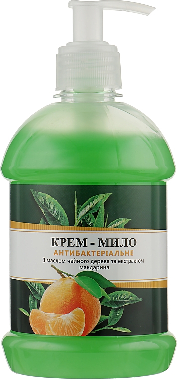 Крем-мило антибактеріальне з олією чайного дерева й екстрактом мандарина - Fito Product — фото N1