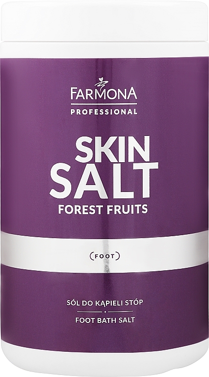 Сіль для ванн для ніг "Лісові фрукти" - Farmona Professional Skin Salt Forest Fruits Foot Bath Salt — фото N1