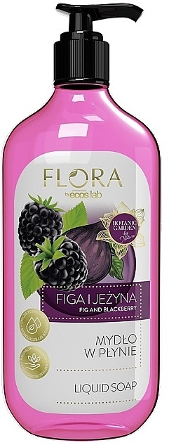 Рідке мило "Інжир та ожина" - Vis Plantis Flora Liquid Soap — фото N1