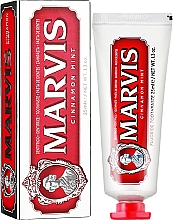 Зубная паста "Корица и Мята" - Marvis Cinnamon Mint — фото N2
