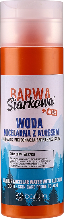 Мицеллярная вода - Barwa Siarkowa + Aloes Micellar Water — фото N1