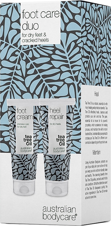 Набор - Australian Bodycare Foot Care Duo For Dry Feet And Cracked Heels (f/cr/100ml + cr/100ml) — фото N1