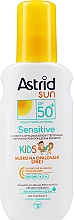 Духи, Парфюмерия, косметика Детское солнцезащитное молочко в спрее для чувствительной кожи SPF 50 - Astrid Sun Sensitive Kids