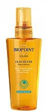 Духи, Парфюмерия, косметика Солнцезащитное масло для волос - Biopoint Solaire Olio Filter