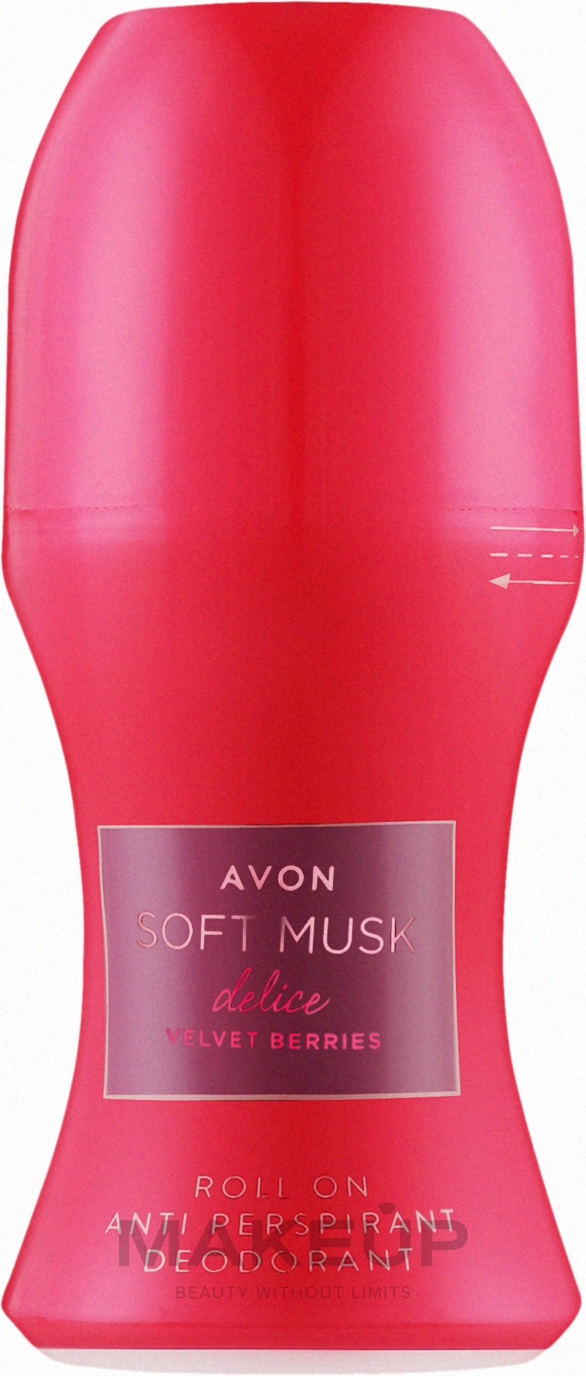 Avon Soft Musk Delice Velvet Berries - Кульковий дезодорант — фото 50ml