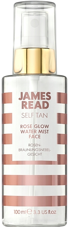 Спрей-автозасмага з трояндовою водою - James Read Self Tan Rose Glow Water Mist Face — фото N2