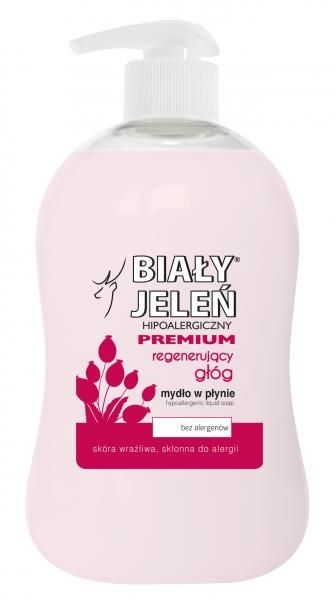 Гипоаллергенное мыло, экстракт боярышника - Bialy Jelen Hypoallergenic Premium Soap Extract Hawthorn — фото N1