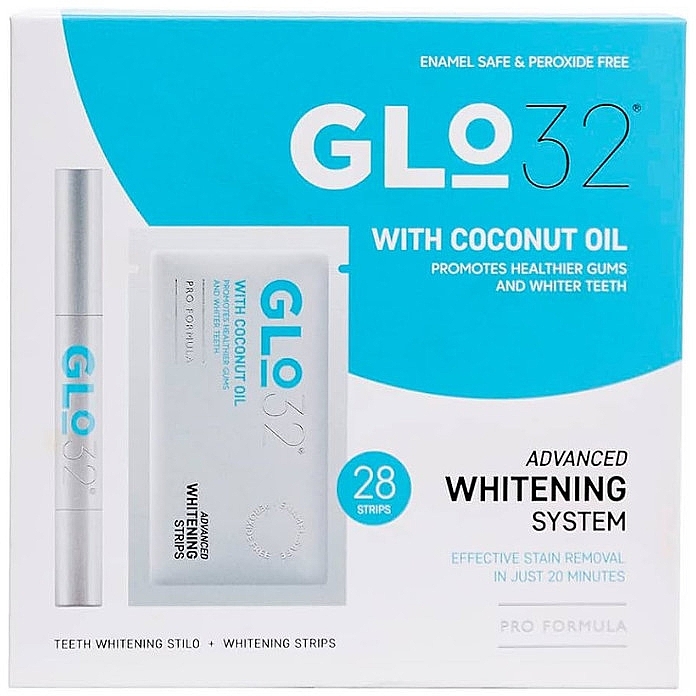 Набір "Відбілююча система" - Glo 32 Advanced Whitening System — фото N1