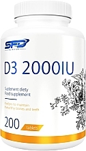 Харчова добавка "Вітамін D3 2000 IU" - SFD Nutrition D3 2000 IU — фото N1