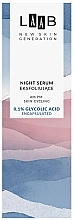 Нічна сироватка для обличчя з гліколевою кислотою - AA Cosmetics LAAB Night Serum 0.1% Glycolic Acid — фото N4