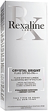 РОЗПРОДАЖ Сонцезахисний матувальний флюїд для обличчя - Rexaline Crystal Bright Fluid SPF50+ * — фото N2