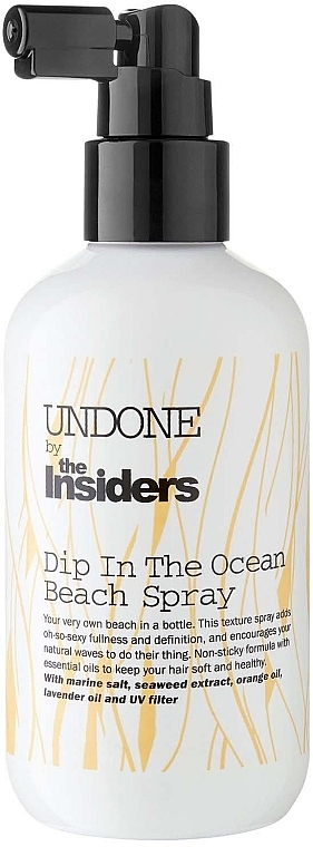 Текстурувальний спрей для волосся - The Insiders Undone Dip In The Ocean Beach Spray — фото N1