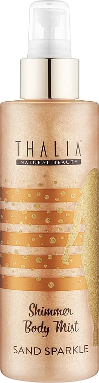 Спрей-шиммер для тела - Thalia Shimmer Body Mist Sand Sparkle  — фото N1