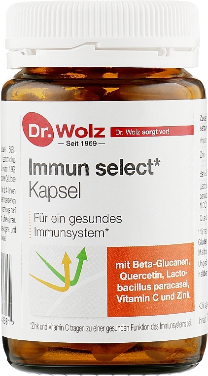 Харчова добавка "Зміцнення імунітету" - Dr.Wolz Immun Select * — фото N1