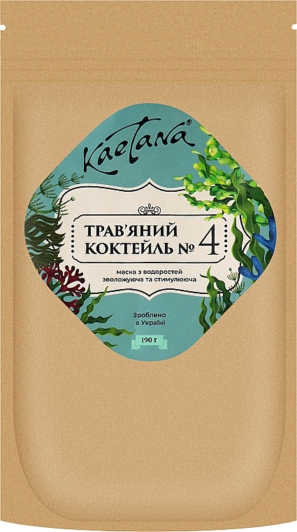 Травяной сухой коктейль №4 для всех типов кожи с ароматом трав - Kaetana — фото N1