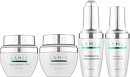 Подарочный новогодний бокс - Lamic Cosmetici (eye/serum/30ml + serum/30ml + d/cr/50ml + n/cr/50ml) — фото N2