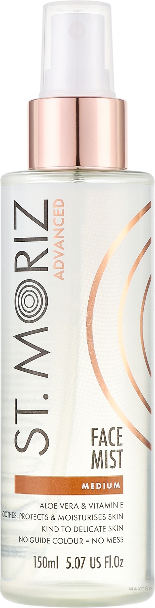 Мист-автозагар для лица - St.Moriz Advanced Gradual Self Tanning Face Mist Medium — фото 150ml