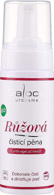 Очищающая пенка для проблемной кожи - Saloos Bio Cleansing Care Rose — фото N1