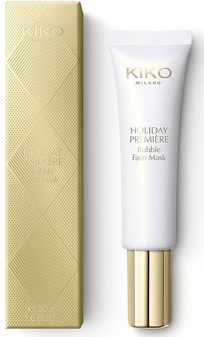 Очищувальна бульбашкова маска для обличчя - Kiko Milano Holiday Premiere Bubble Face Mask — фото N1