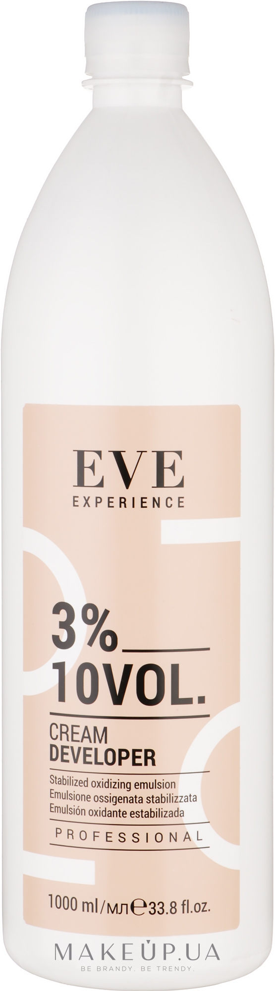 Окислитель 3% - Farmavita Eve Experience Cream Developer (10 Vol) — фото 1000ml