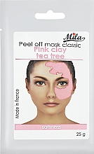 Парфумерія, косметика Маска альгінатна класична порошкова "Чайне дерево, рожева глина" - Mila Peel Off Mask Classic Softness Tea Tree Oil-Pink Clay