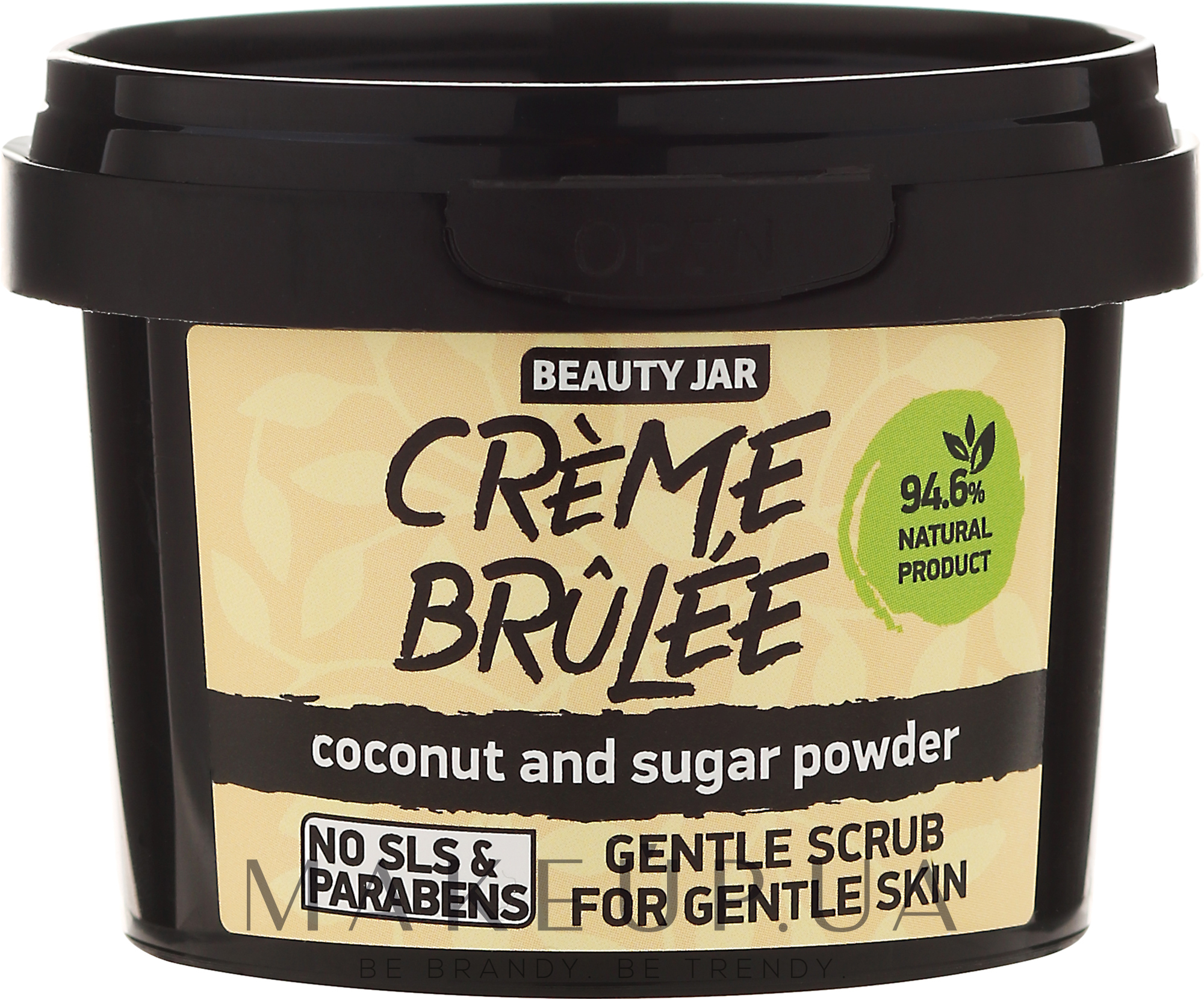 Скраб для лица "Creme brulee" - Beauty Jar Gentle Scrub For Gentle Skin — фото 120g