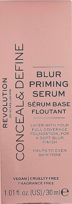 Сироватка-основа під макіяж - Revolution Skincare Conceal & Define Blur Priming Serum — фото N2