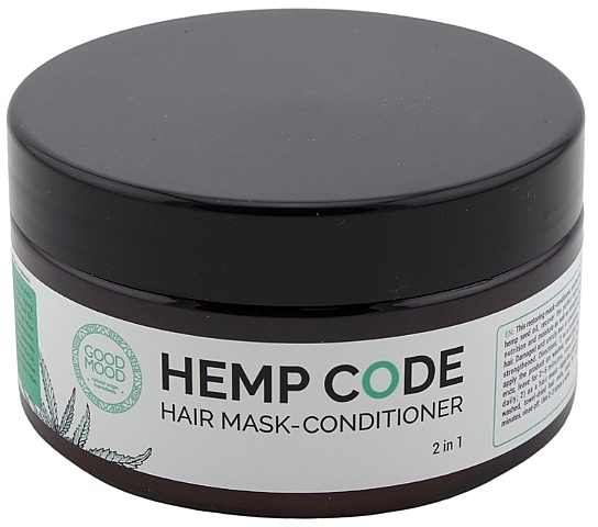 Відновлювальна маска-кондиціонер для волосся з конопляною олією - Good Mood Hemp Code Hair Mask-Conditioner — фото N1