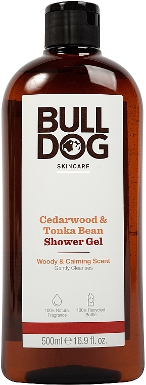 Гель для душа "Кедр и бобы тонка" - Bulldog Skincare Cedarwood&Tonka Bean Shower Gel  — фото N1