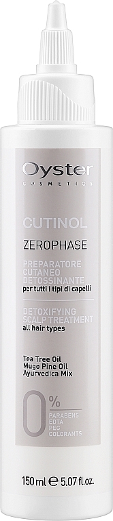 Шампунь для детоксикации кожи головы - Oyster Cosmetics Cutinol Zerophase Pre-Cleansing Shampoo — фото N1