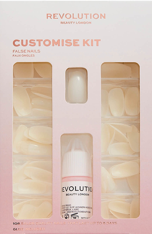 Набір накладних нігтів - Makeup Revolution False Nails Ultimate Customise Kit — фото N1