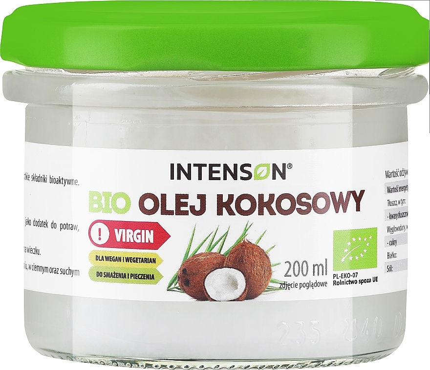 Нерафіноване кокосове масло - Intenson Virgin Coconut Oil — фото N1