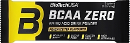 Комплекс аминокислот и глютамина в порошке "Персиковый айс чай" - BioTechUSA BCAA + Glutamine Zero Peach Ice Tea Amino Acid Drink Powder — фото N1