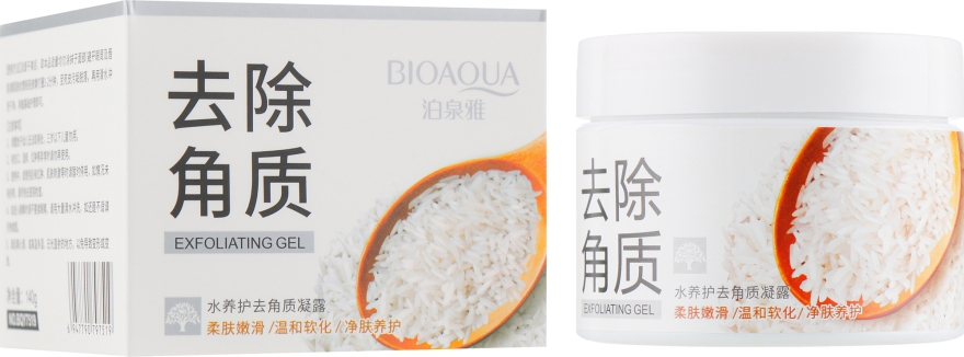Гель-скатка для лица - Bioaqua Rice Exfoliation